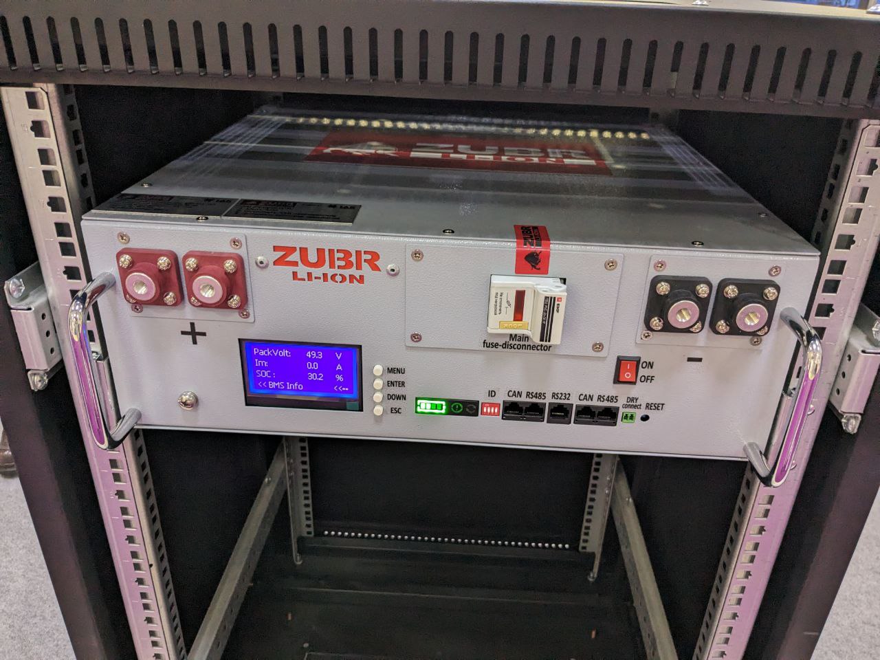 Литий-ионные батареи ZUBR LI-ION ES для промышленных источников бесперебойного питания - 1